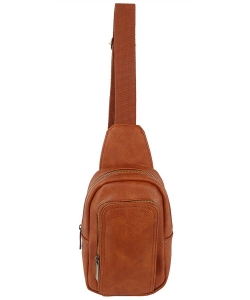 Fashion Sling Bag LQ320 COGNAC